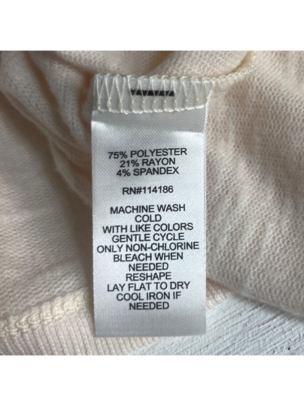 89th Madison Hoodie Pullover Shirt Womens Medium Oatmeal New - Picture 5 of 8